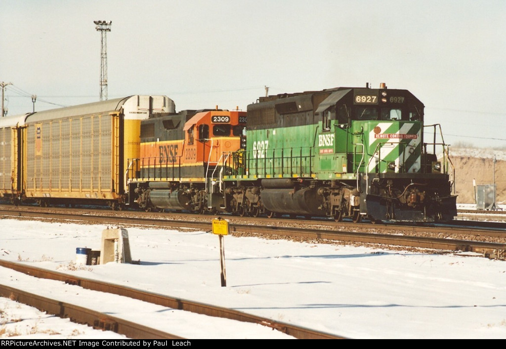 Eastbound vehicle train